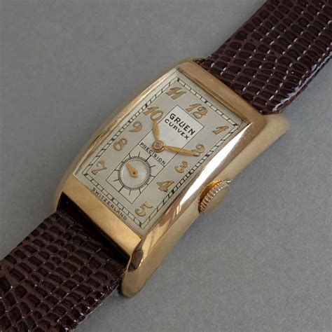 gruen curvex watches 1930s